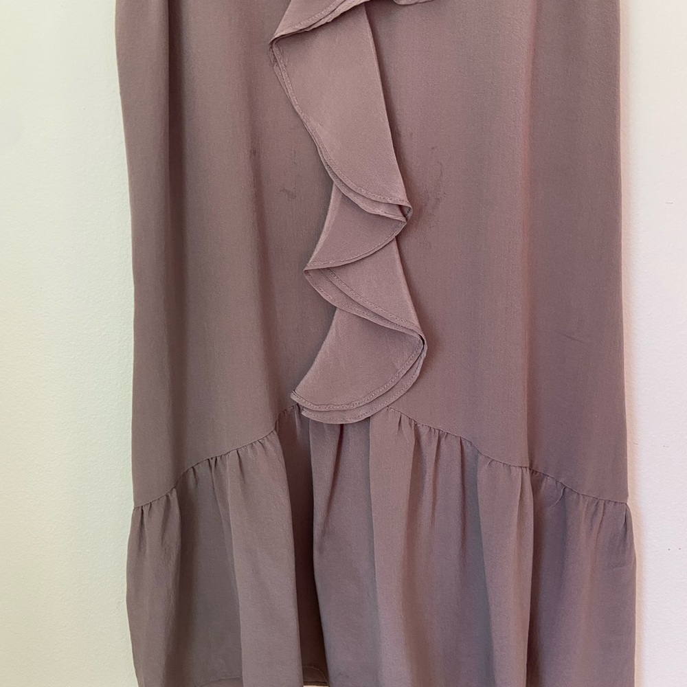 Trinity Charcoal Ruffle Mini Dress - Picture 6 of 10